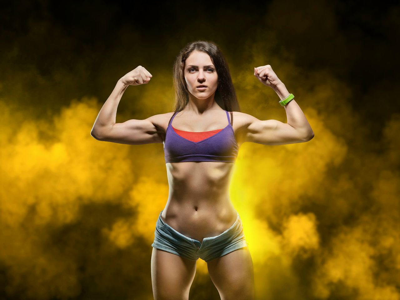 Athletic girls in Bishkek